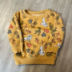 Playful Cartoon Print Diaper Cover